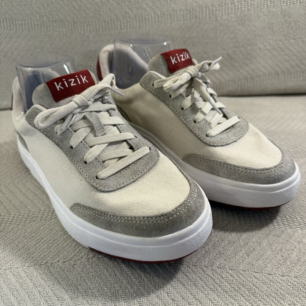 Kizik Prague Shoes Sneakers Ivory Womens 7.5 MinimList Chic Athleisure